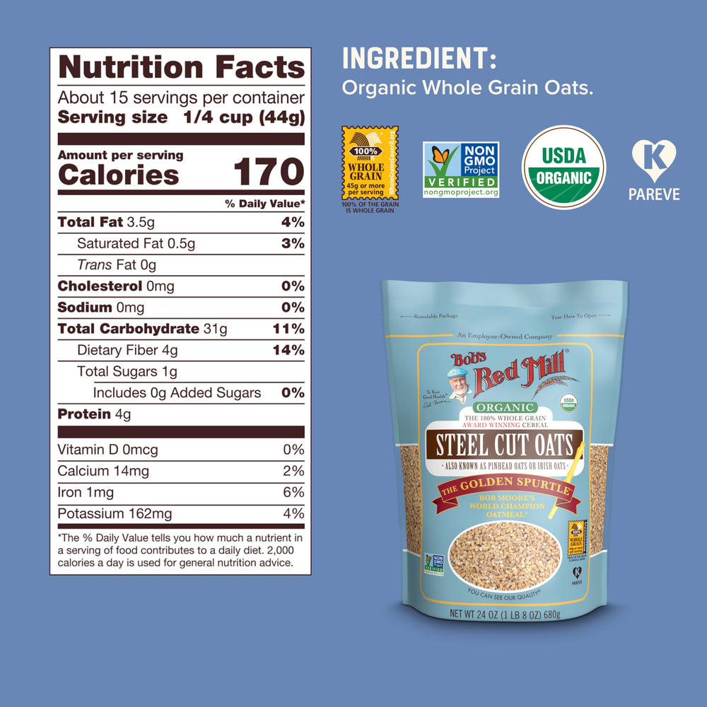 Bob's Red Mill Organic Oats savory dish base