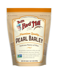 Bob's Red Mill Pearl Barley used in pilaf or risotto base.