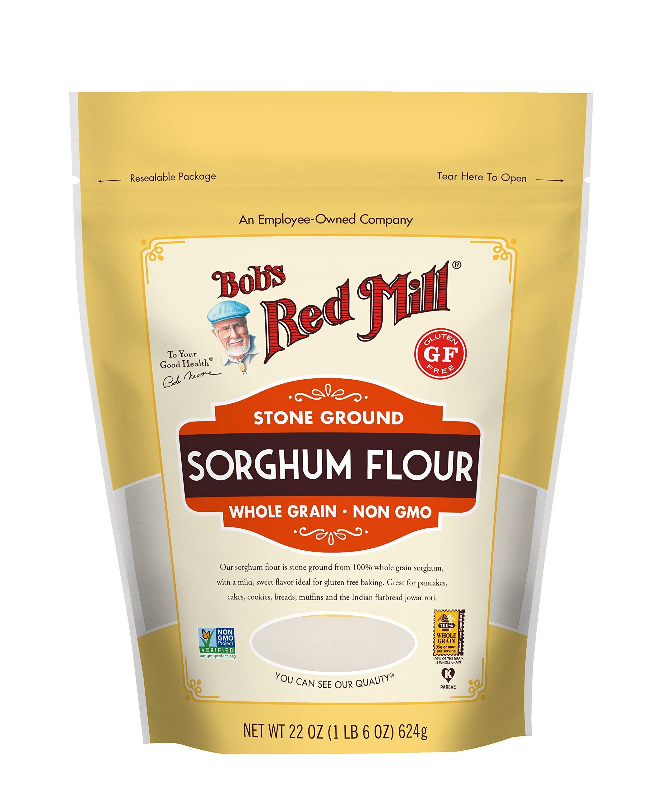 Bob's Red Mill Sweet Sorghum Flour for gluten-free baking and breads.