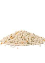 Bob's Red Mill Tri-Color Pearl Couscous cooking on the stove, quick dinner base