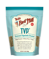 Bob's Red Mill TVP dry textured protein for versatile vegan meals.