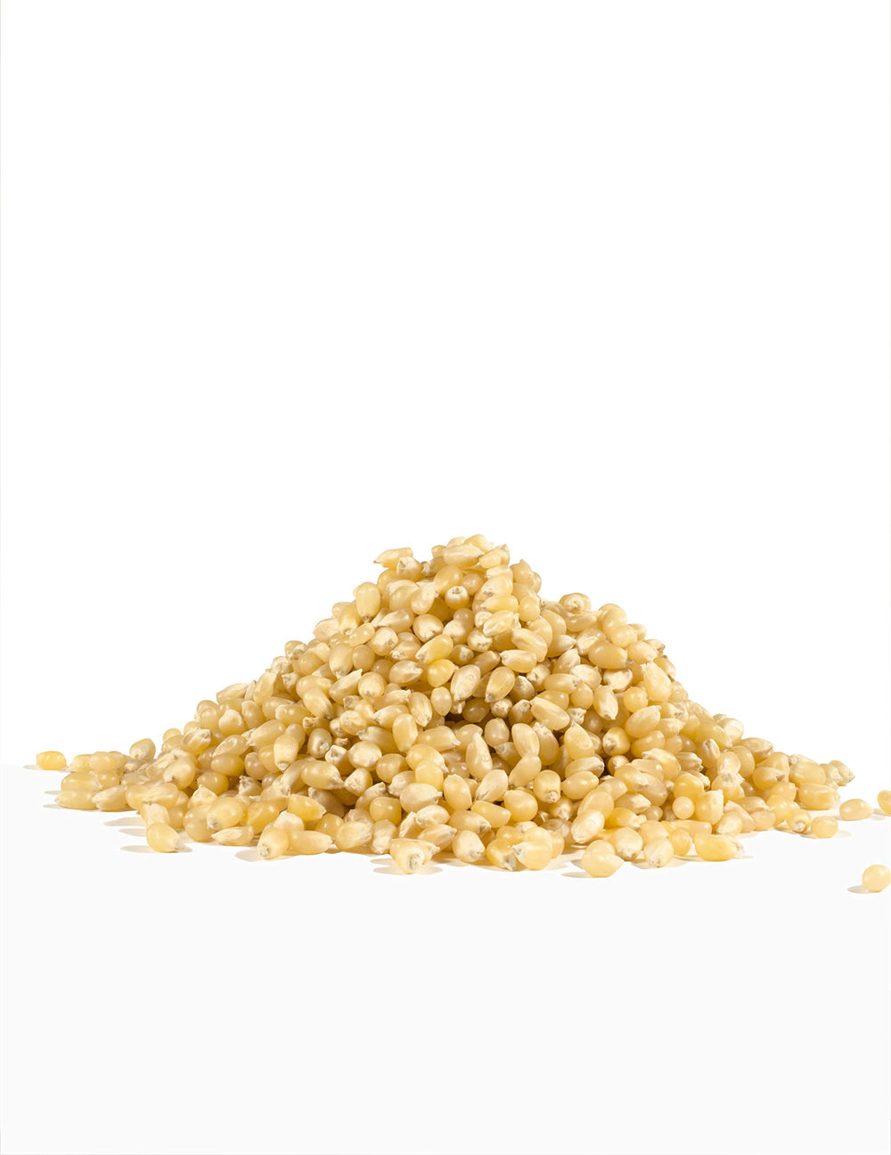 Bob's Red Mill white popcorn nutrition facts per serving on label.