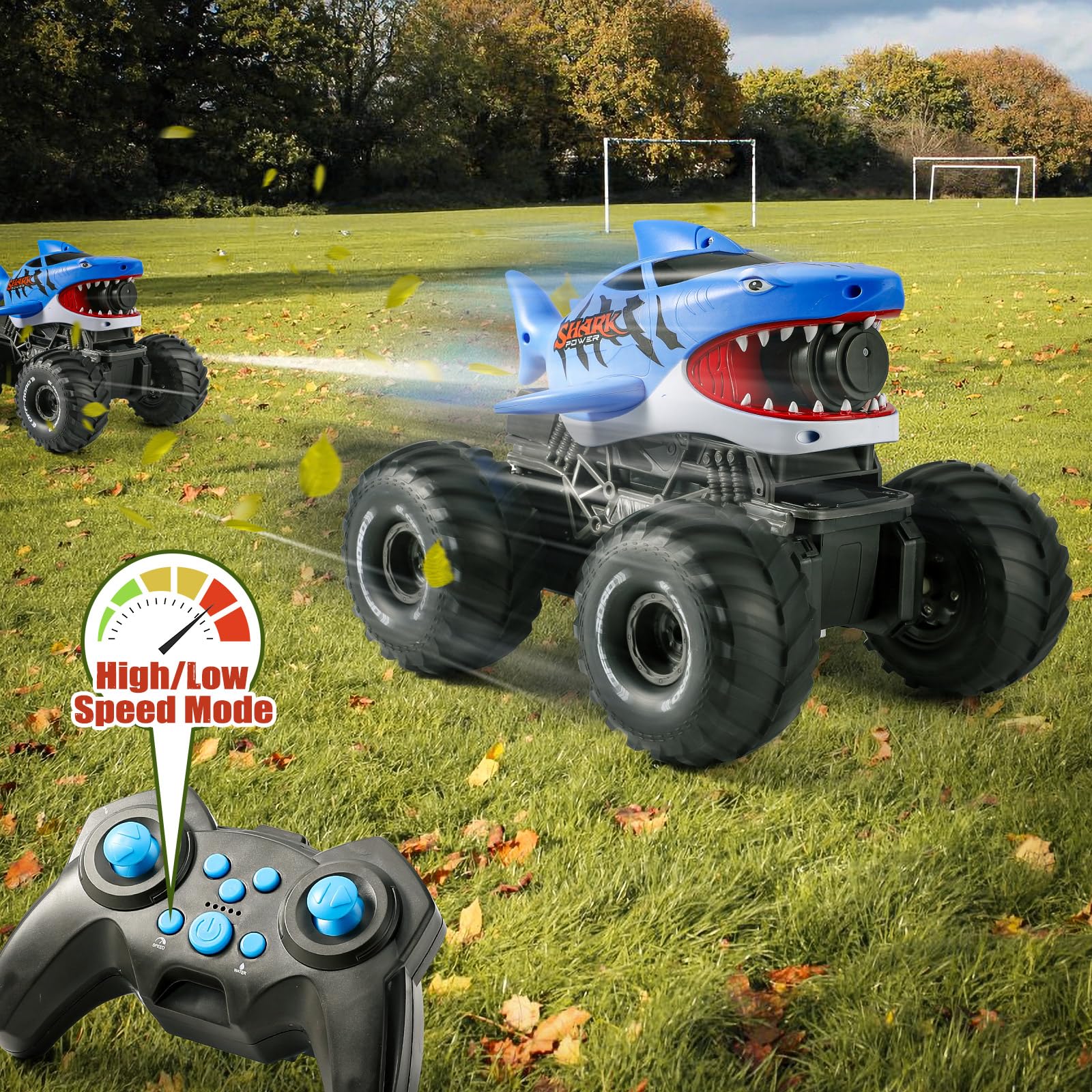 BOBXIN Dual-motor design delivers fast spins and stable upright driving.