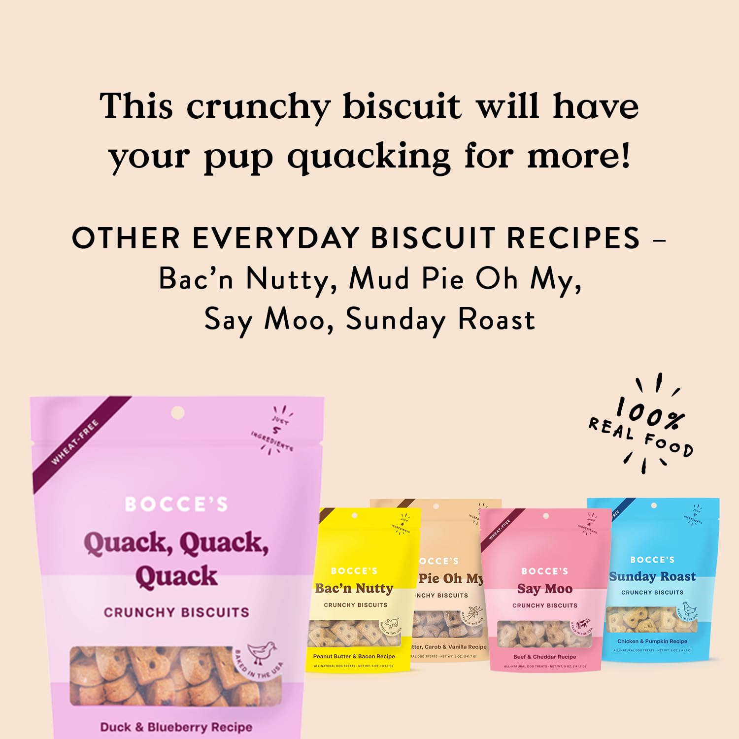 Bocce's Bakery four-ingredient recipe keeps flavor simple and dog-friendly