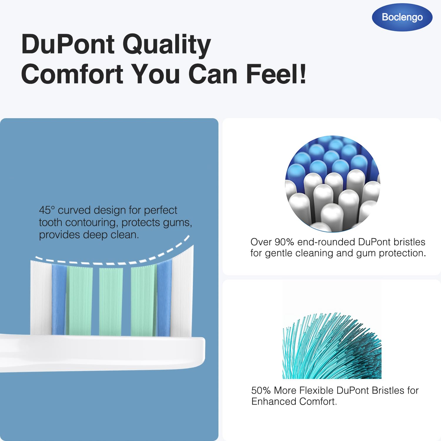 Head design performs like original Sonicare heads for consistent results.