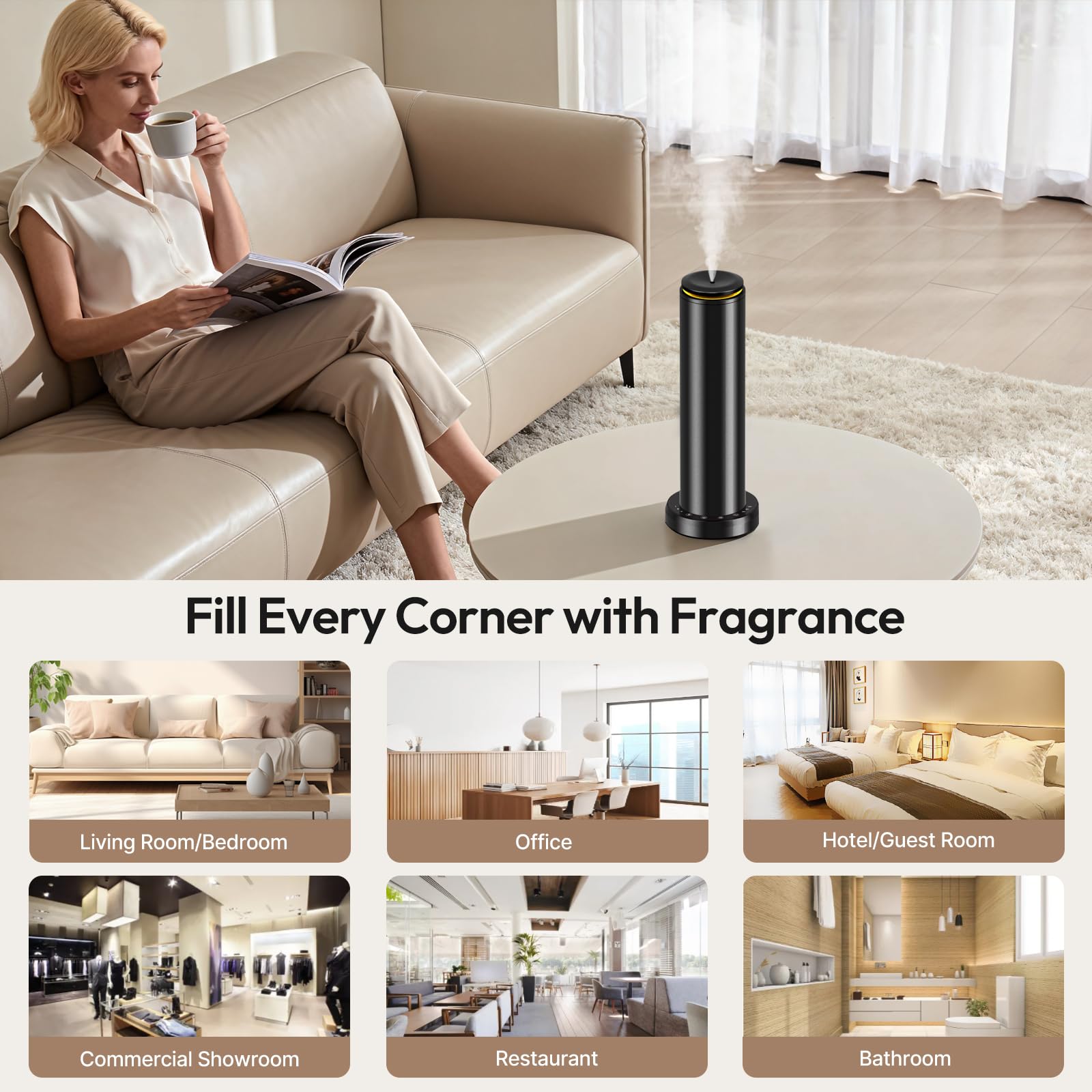 BOCT USB power adapter included for convenient setup