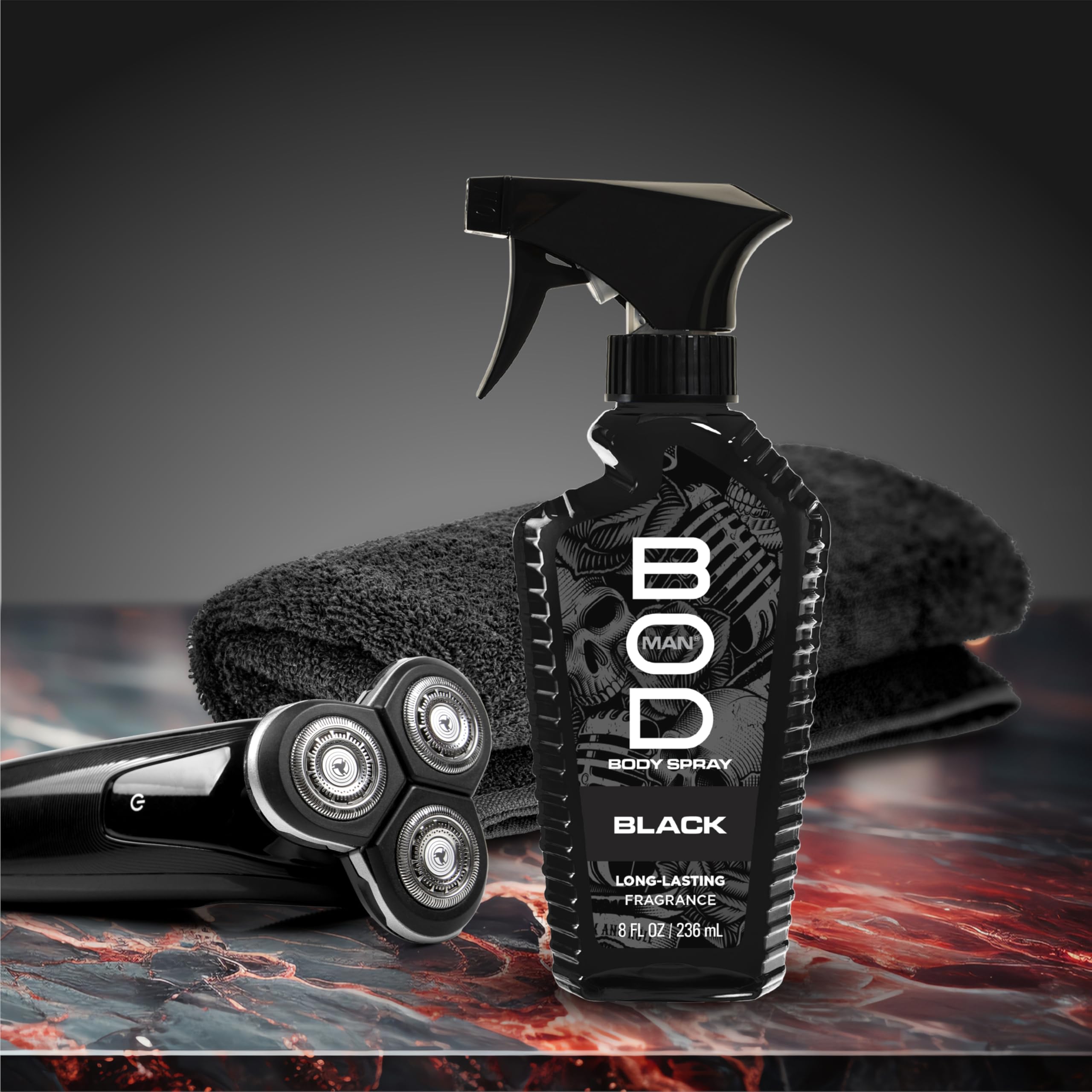 BOD Man Black easy-spray trigger for easy, controlled application.