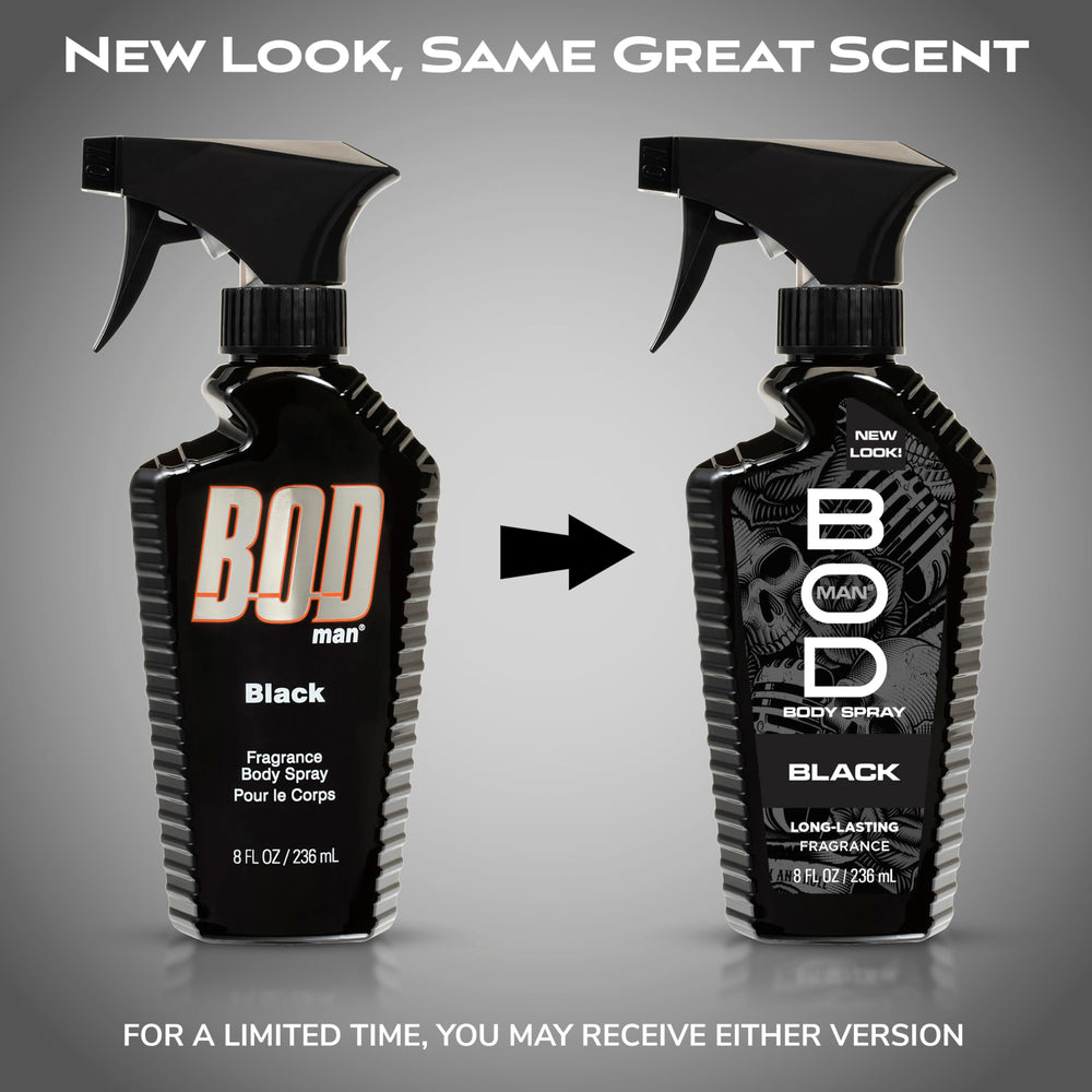 BOD Man Black top notes with verbena and citrus for a fresh opening.