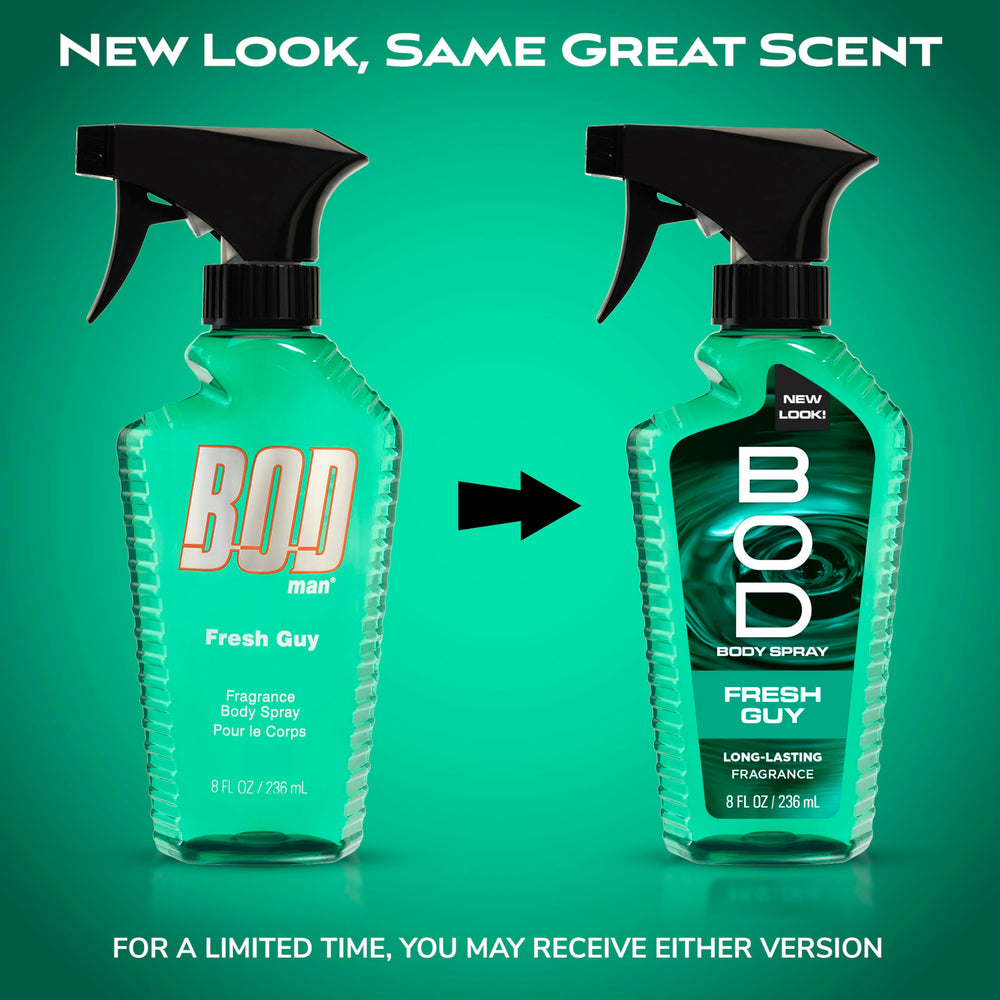 BOD man Fresh Guy trigger spray for easy, even application.
