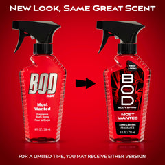 BOD man Most Wanted bottle cap close-up showing secure, easy spray.