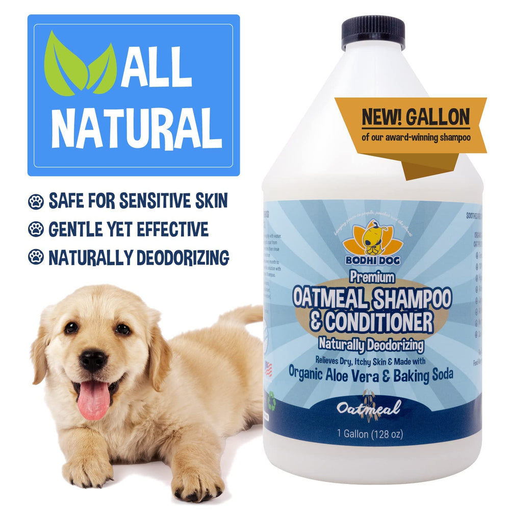 Bodhi Dog Organic Oatmeal ingredients chart highlights soothing botanicals