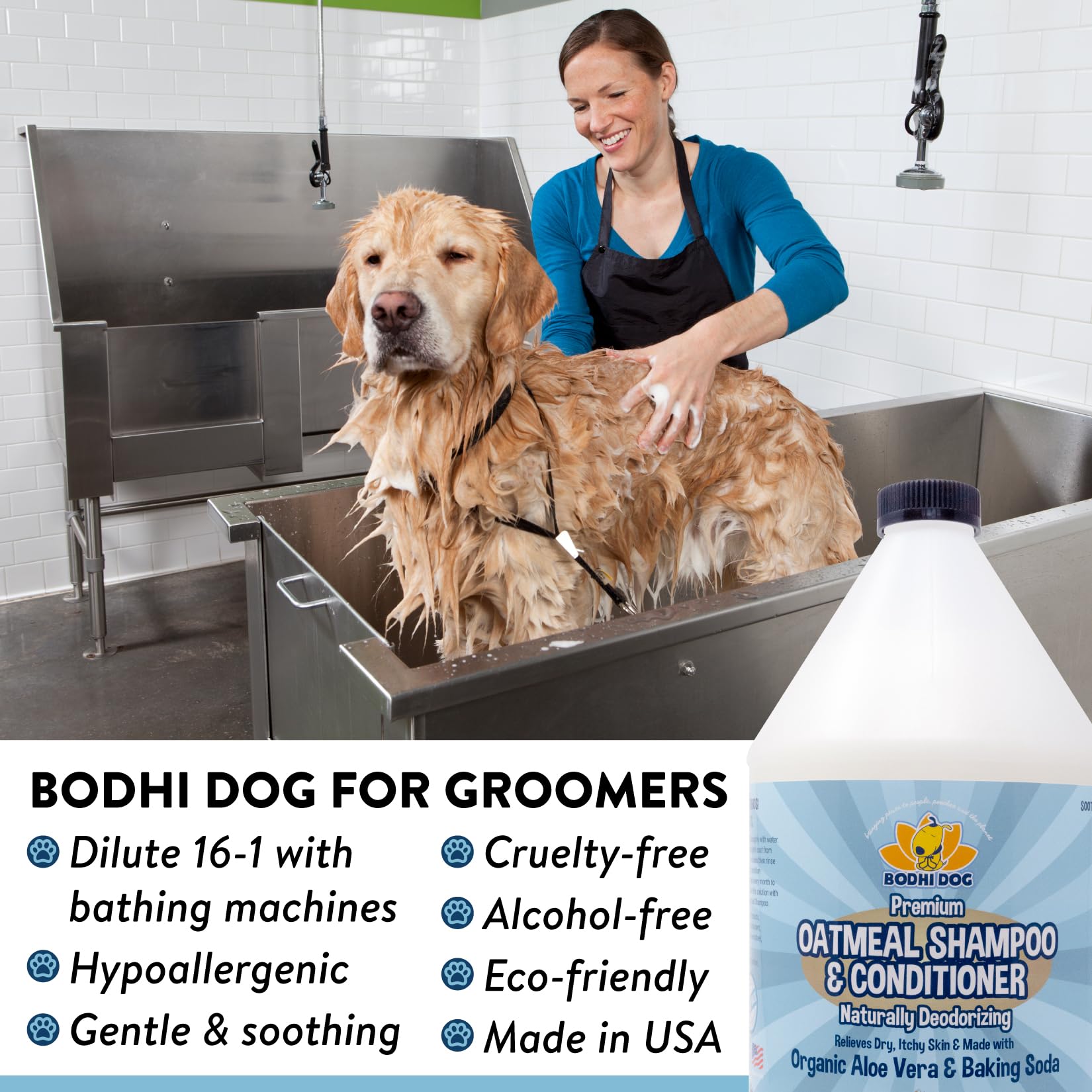 Bodhi Dog Organic Oatmeal packaging is eco-friendly and cruelty-free