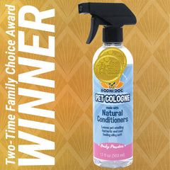 Bodhi Dog premium cologne spray mist delivers a gentle, lasting scent between baths.