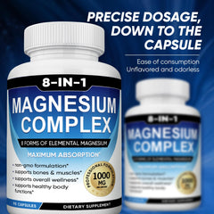 BODUNMSCA magnesium bottle on desk conveys clean, sugar-free capsule design