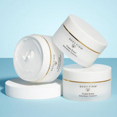 Body Firm Crepe Erase vanity shot highlighting packaging and citrus scent