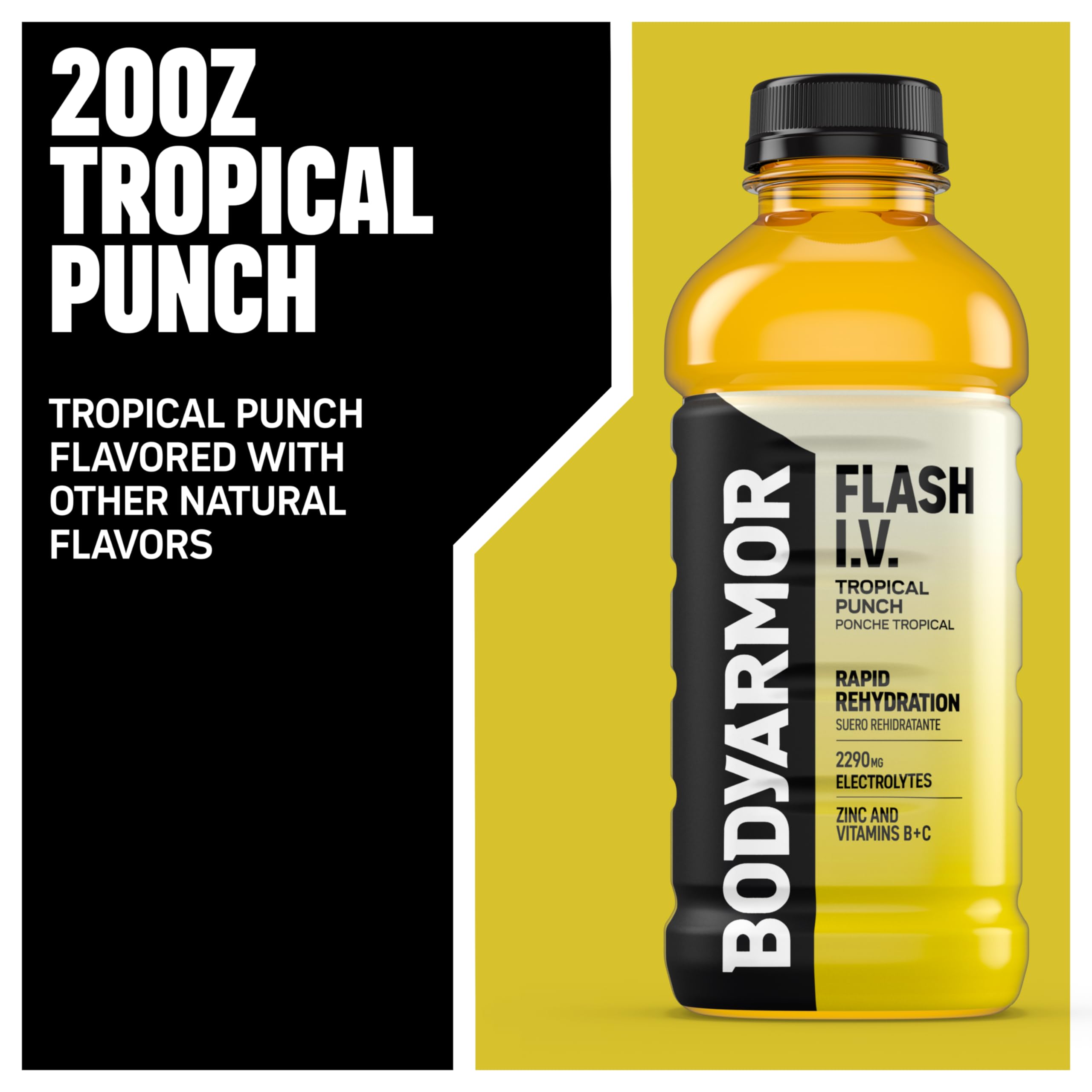 BODYARMOR Flash IV Cucumber Lime bottle for refreshing hydration after activity.