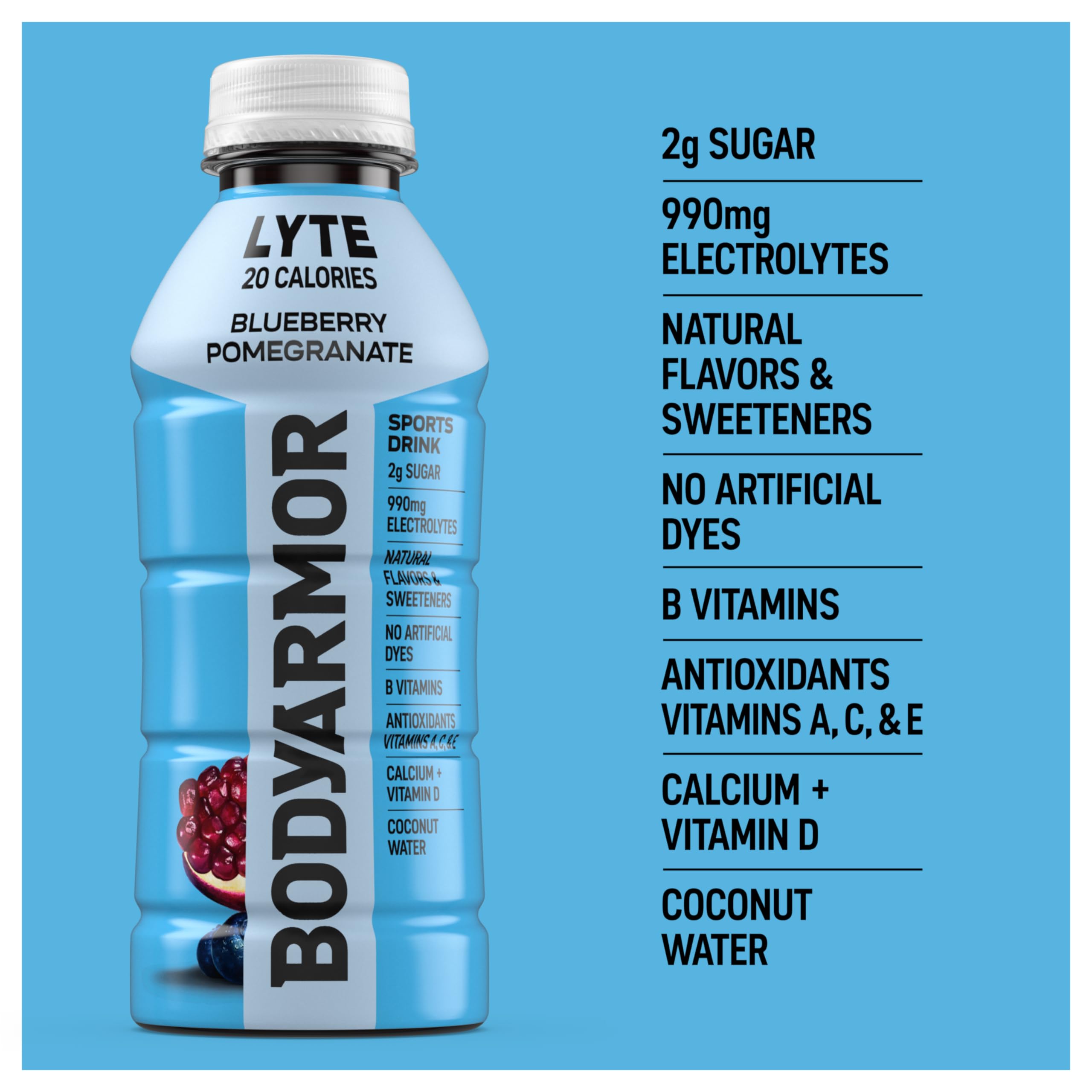 BODYARMOR LYTE fridge cold bottle ready for a quick refresh