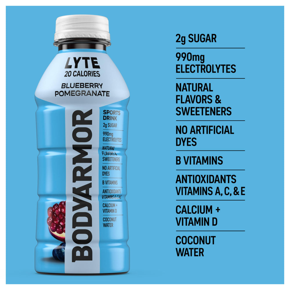 BODYARMOR LYTE fridge cold bottle ready for a quick refresh