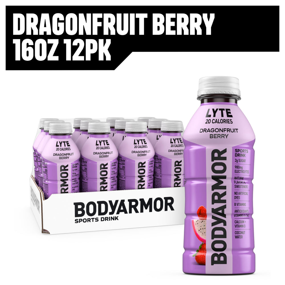 BODYARMOR LYTE sport bag with bottles ready for practice.