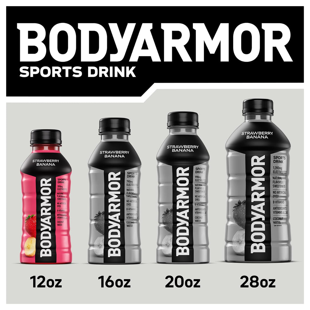 BODYARMOR Tropical Punch ingredients panel emphasizes coconut water and natural flavors