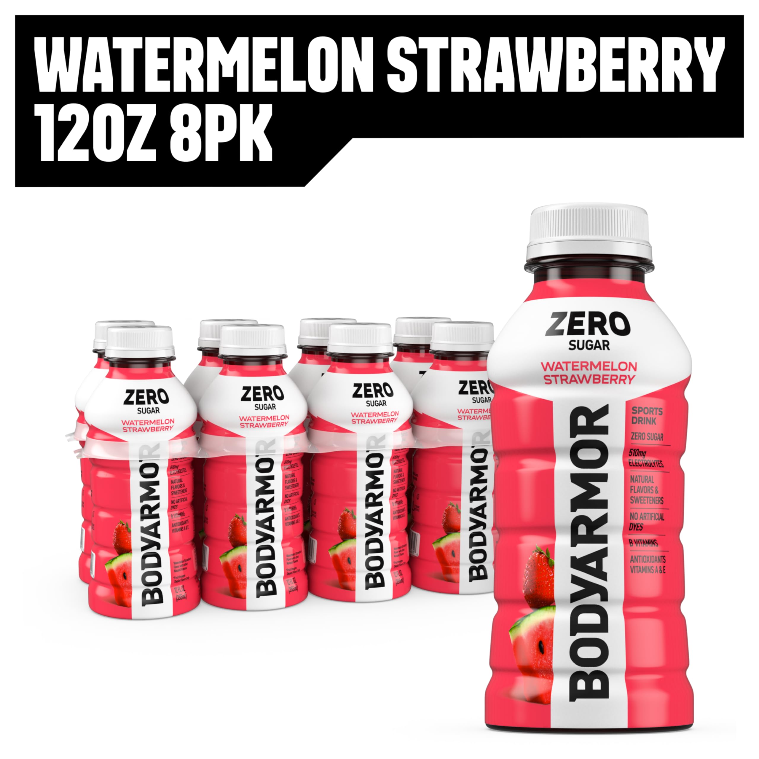 BODYARMOR Zero Sugar athletic setup shows hydration during training.