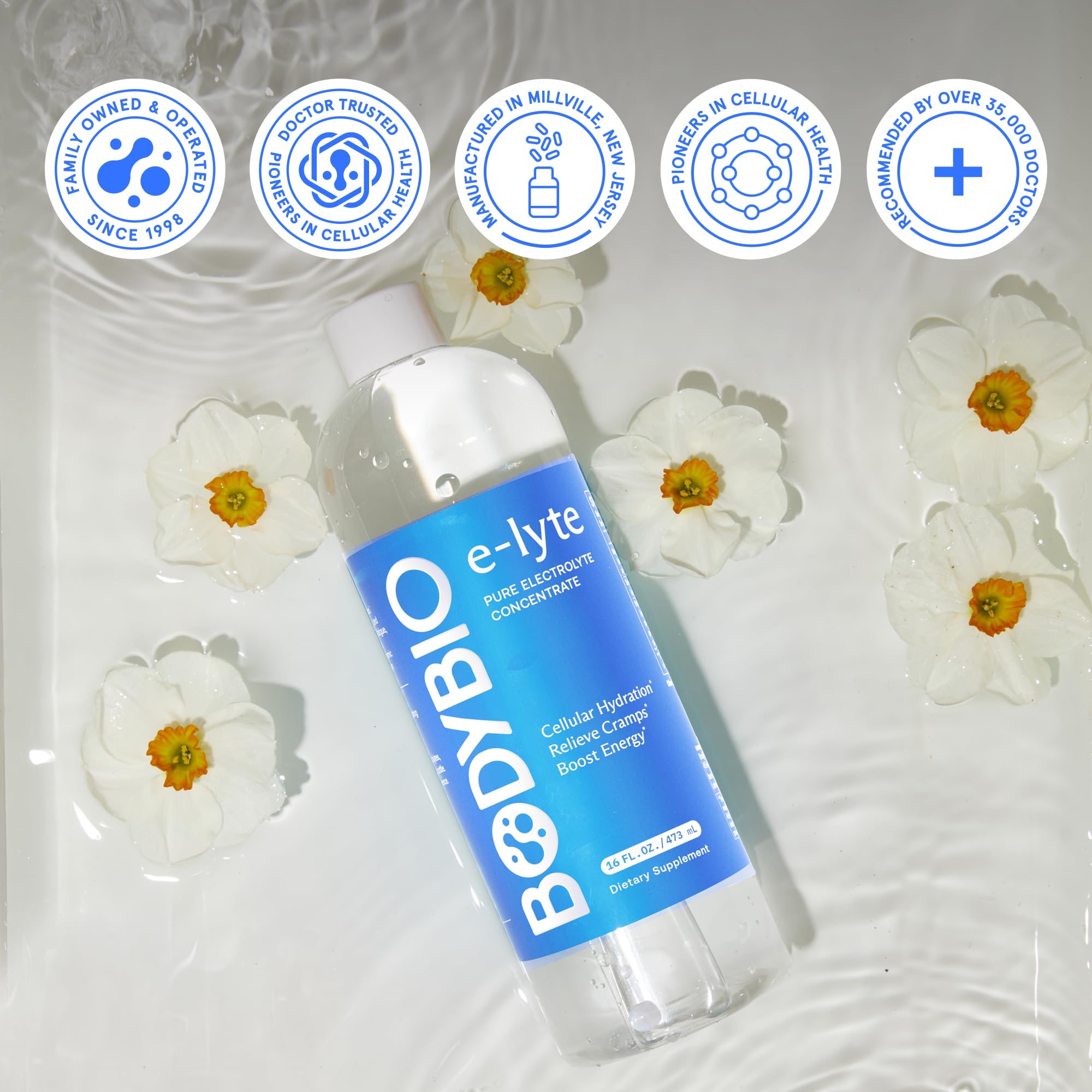 BodyBio e-lyte athlete in motion benefiting from balanced electrolytes.