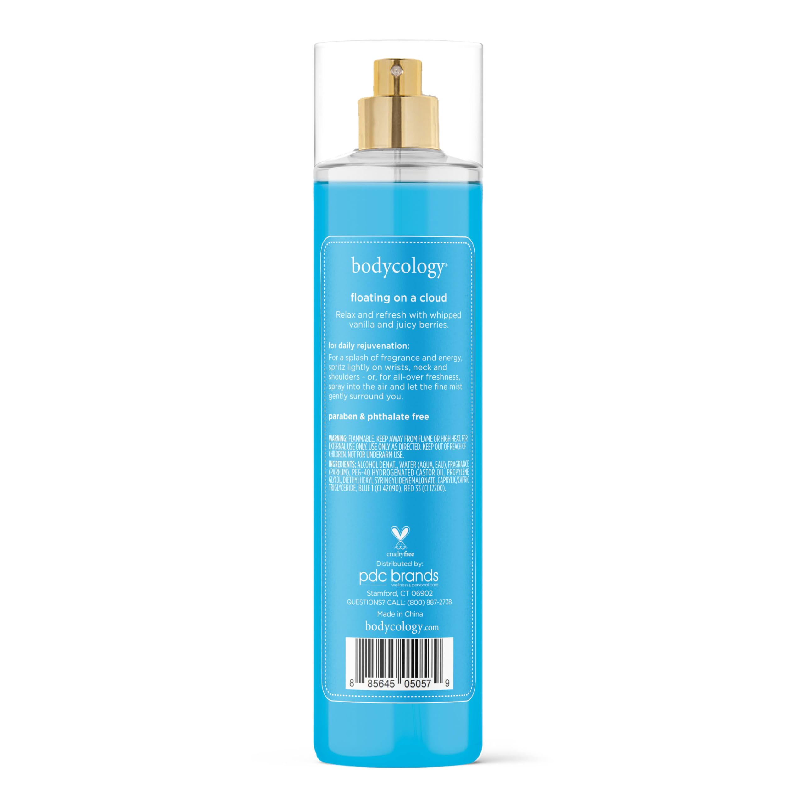 Bodycology Floating on a Cloud cruelty-free fragrance branding