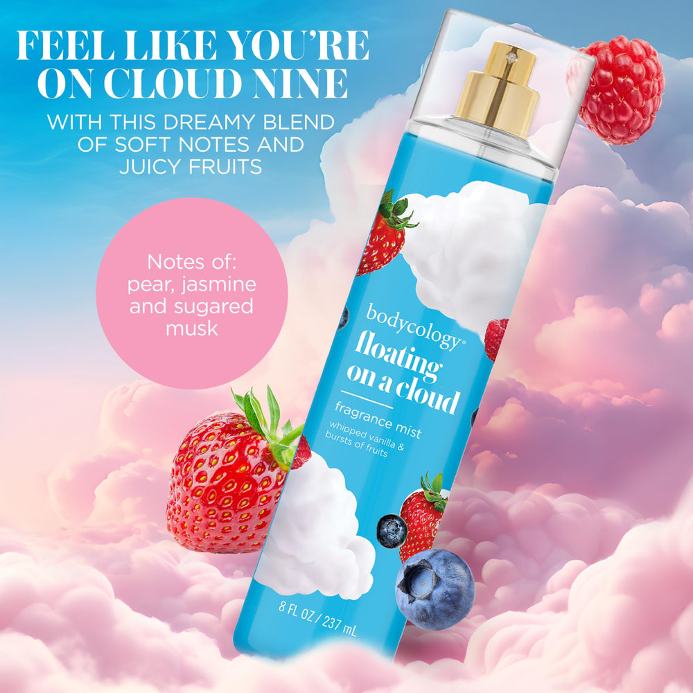 Bodycology Floating on a Cloud pump top for easy application
