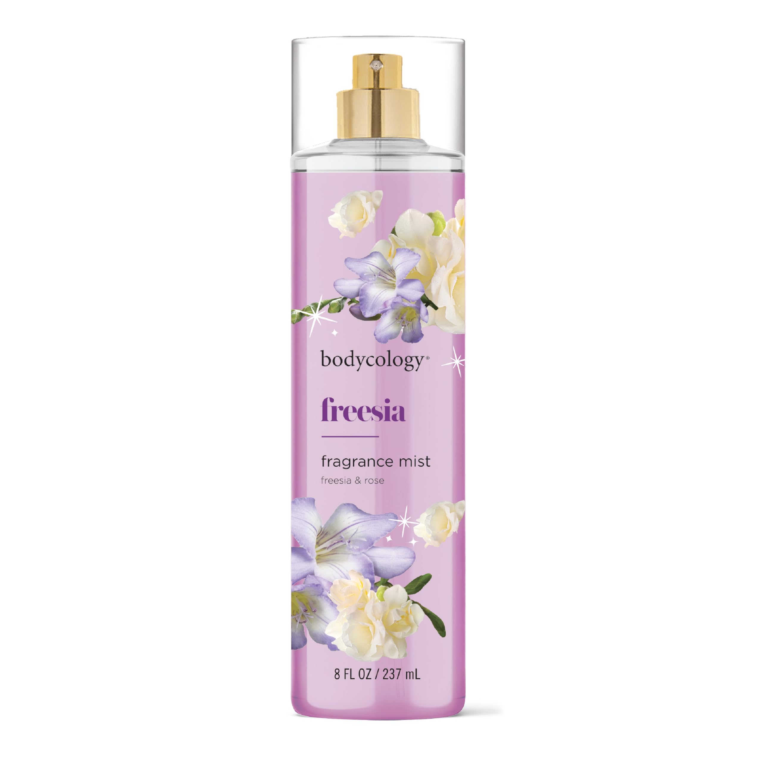 Bodycology Freesia bottle pour for a subtle floral refresh.