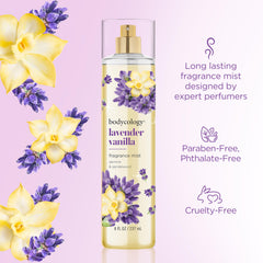 Bodycology Lavender Vanilla mist ingredients emphasize a gentle cruelty-free formulation