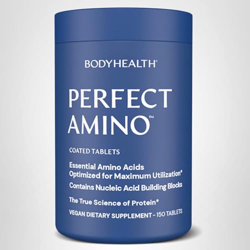 BodyHealth PerfectAmino postworkout-use: supports muscle recovery with vegan protein profile.