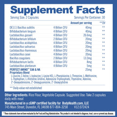BodyHealth capsules ready for daily gut support and wellness.