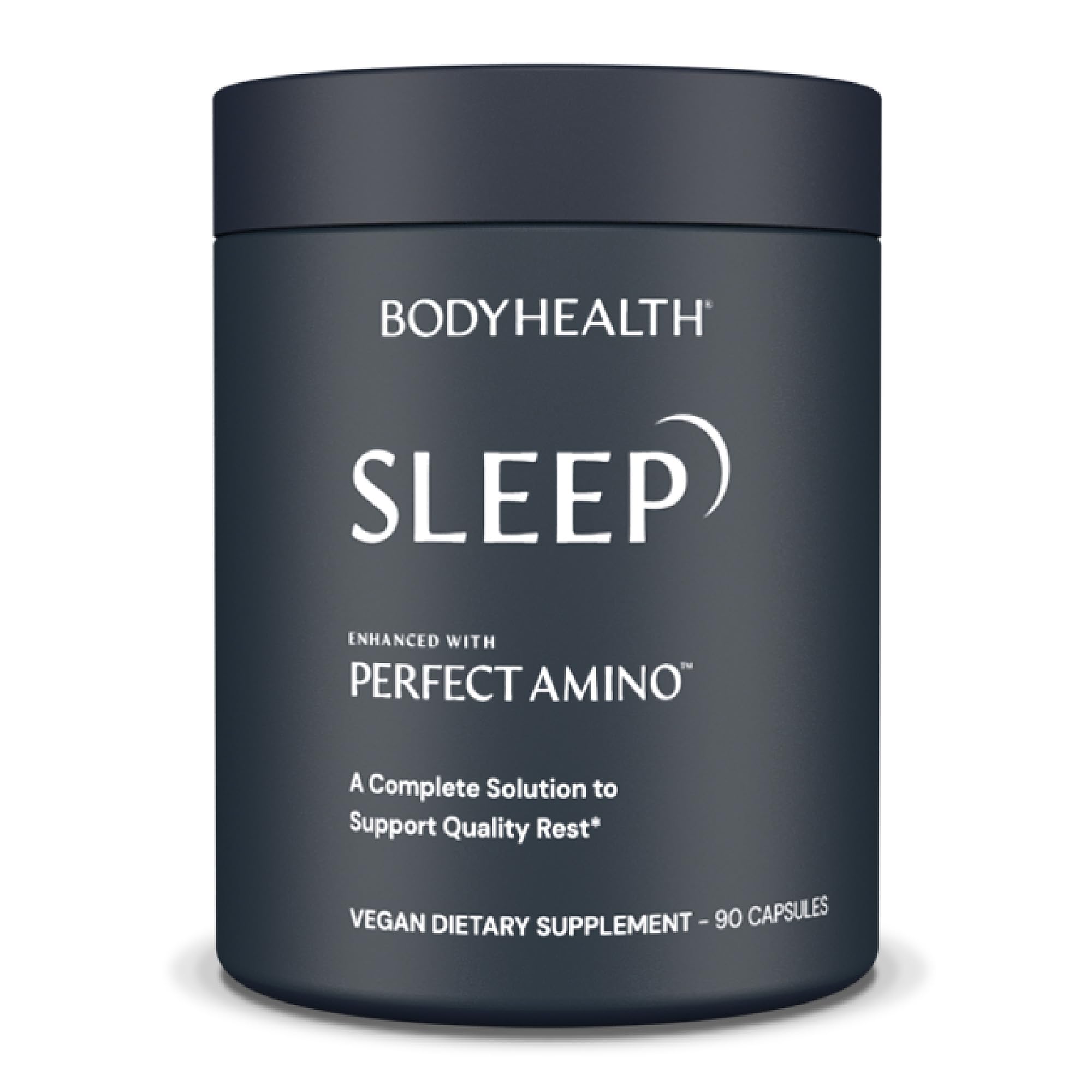 BodyHealth Sleep bottle front view for nightly relaxation support.