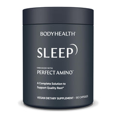 BodyHealth Sleep bottle front view for nightly relaxation support.