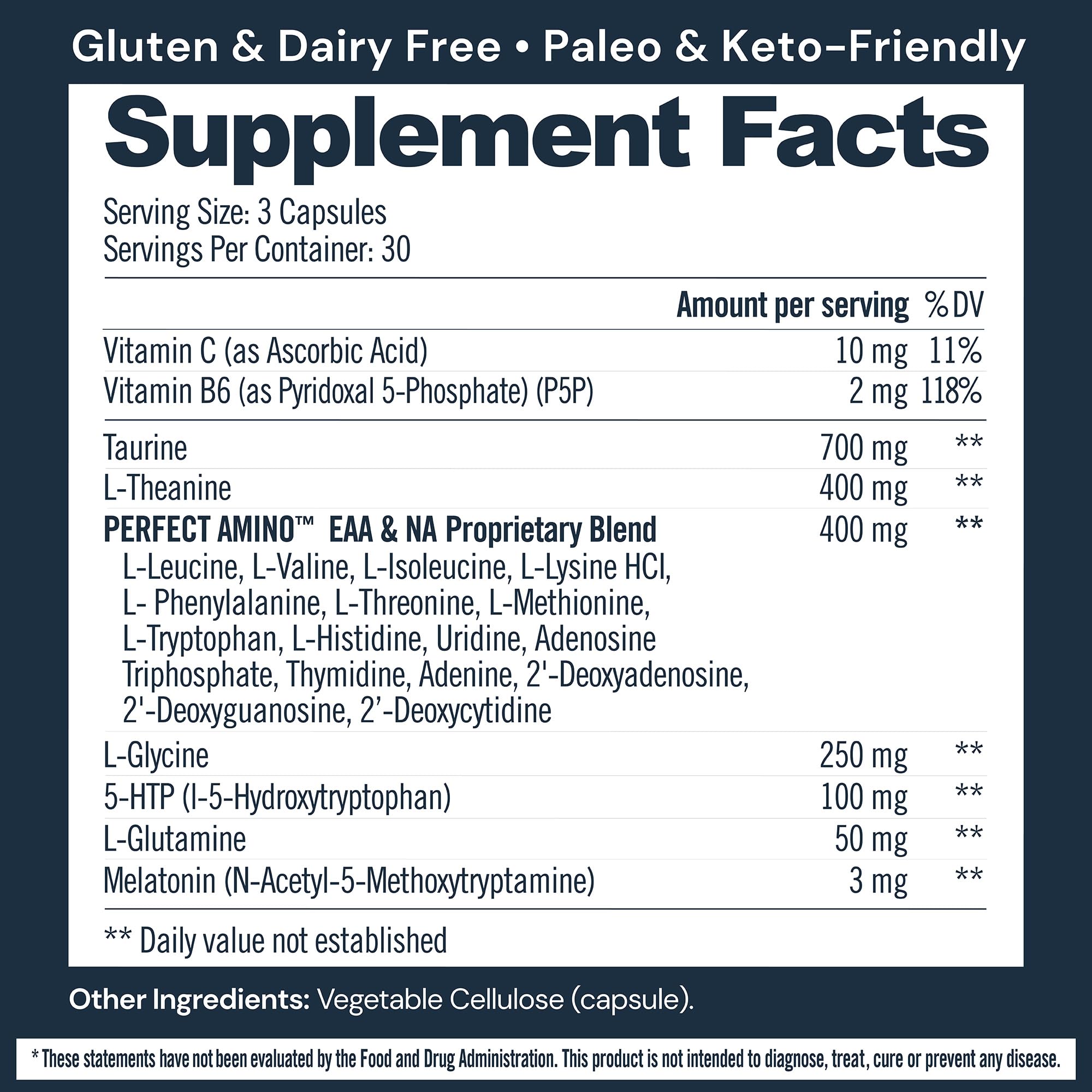 BodyHealth Sleep capsules close-up showing melatonin-based nightly support.
