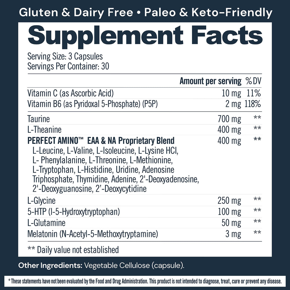 BodyHealth Sleep capsules close-up showing melatonin-based nightly support.