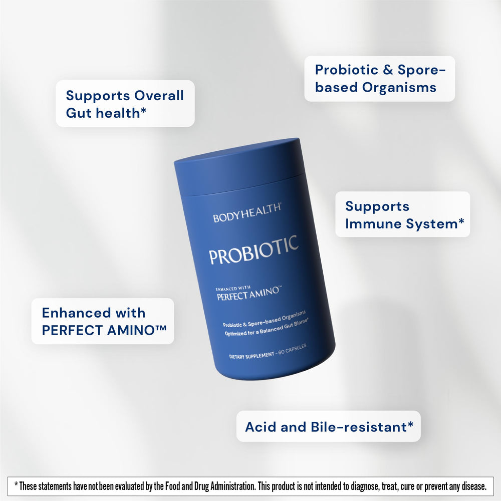 BodyHealth spore-based delivery protects probiotics through stomach acid.
