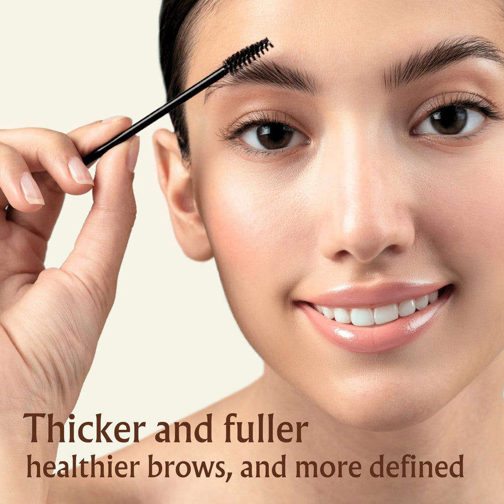 BodyJ4You eyebrow enhancement with castor oil for fuller-looking brows