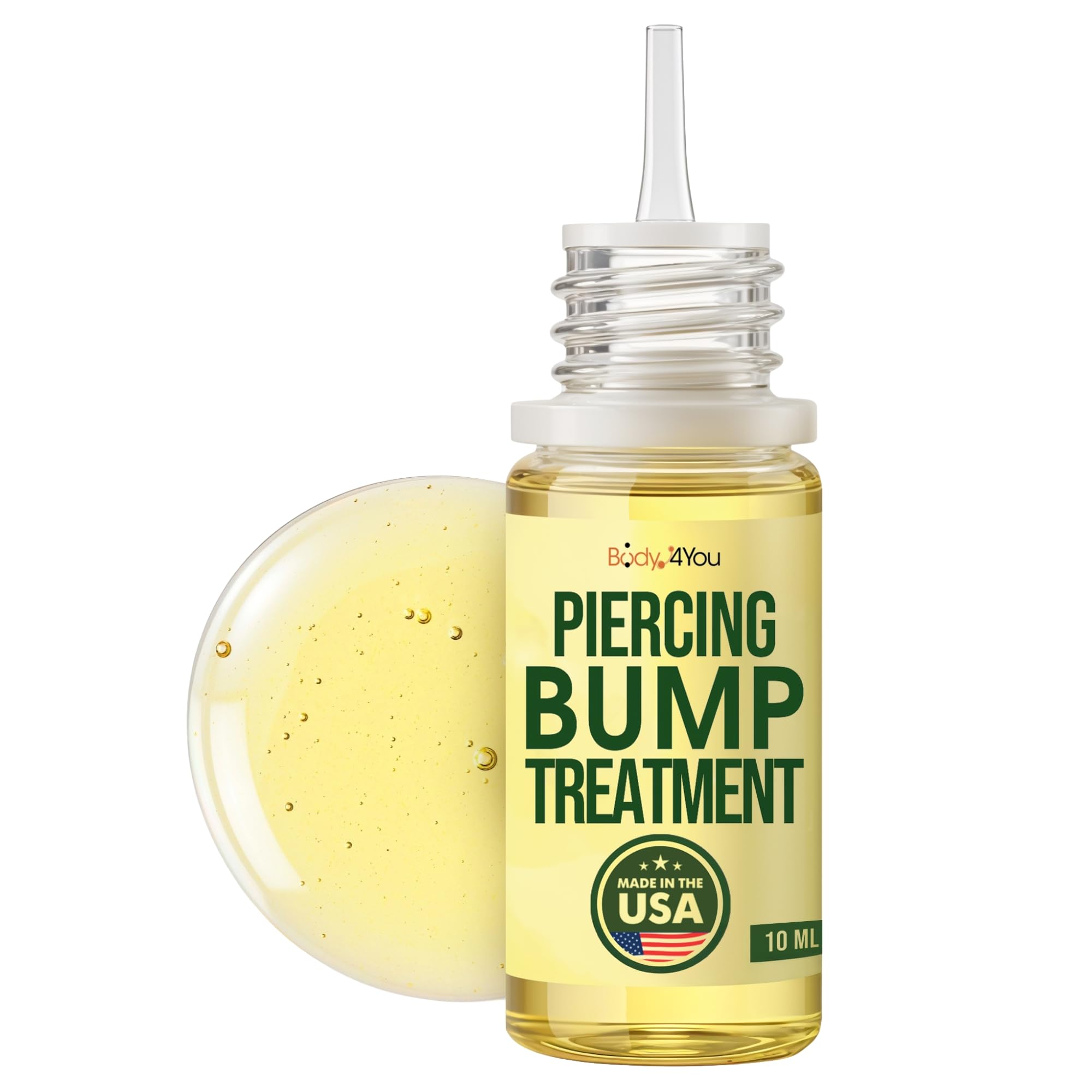 BodyJ4You Keloid Bump Oil bottle for gentle piercing aftercare and bump relief