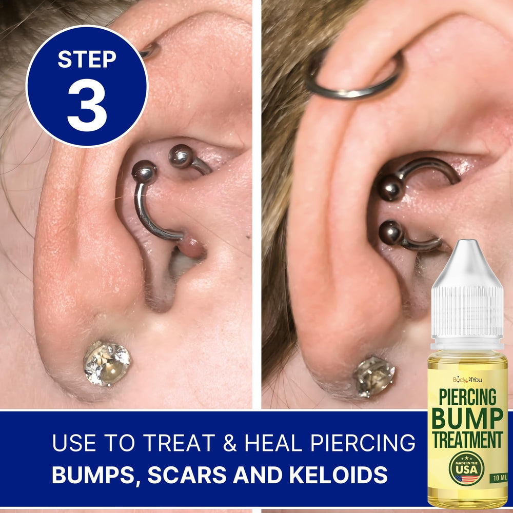 BodyJ4You pierced ears and nose care kit for comprehensive aftercare.