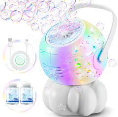 Boerfmo Rechargeable Bubble Machine delivers large bubbles for lively outdoor play.