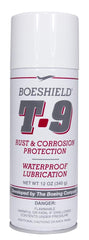 Boeshield T-9 spray on metal surfaces for rust protection.