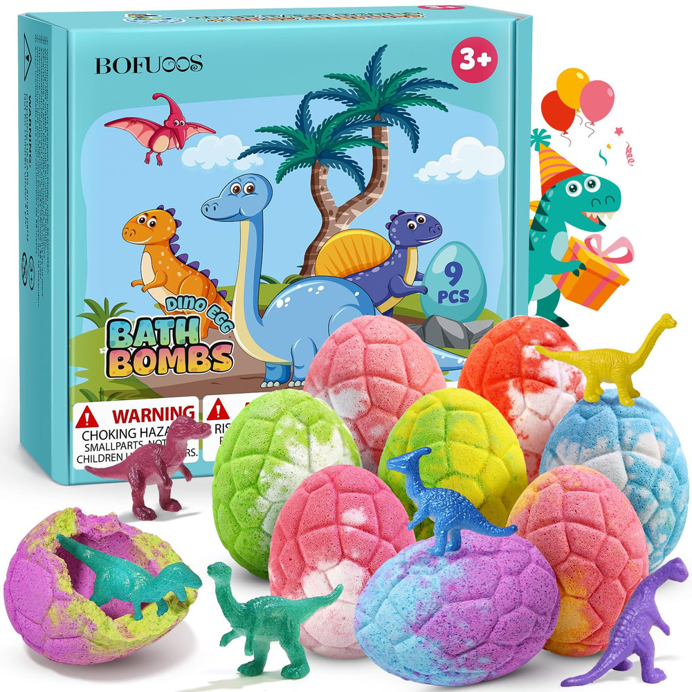 Bofuoos dinosaur bath bombs color water for playful bath time