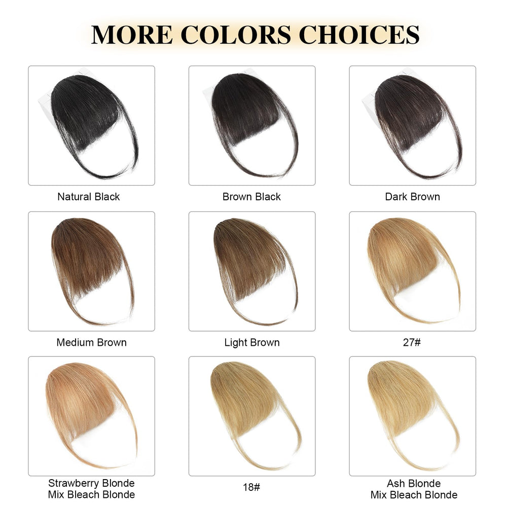 BOGSEA dye or perm friendly bangs for customization.