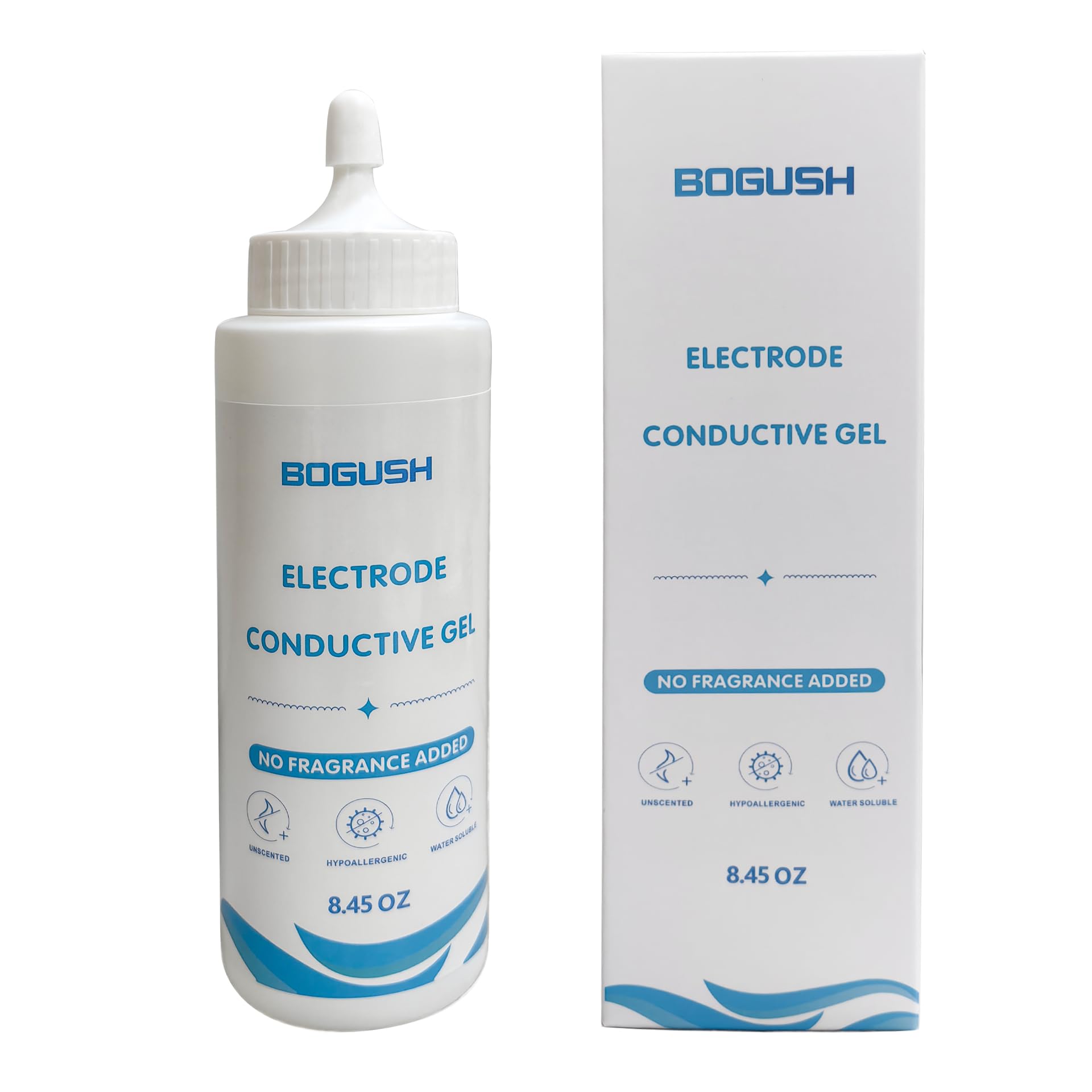 Bogush conductive gel for TENS pads improves skin contact for better transmission