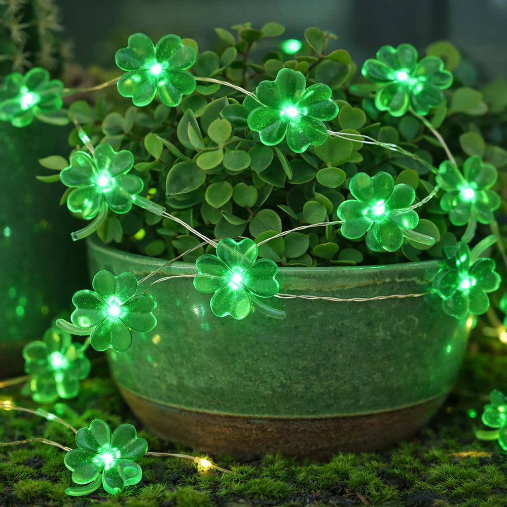 BOHON battery-operated green string lights offer flexible indoor and outdoor decor