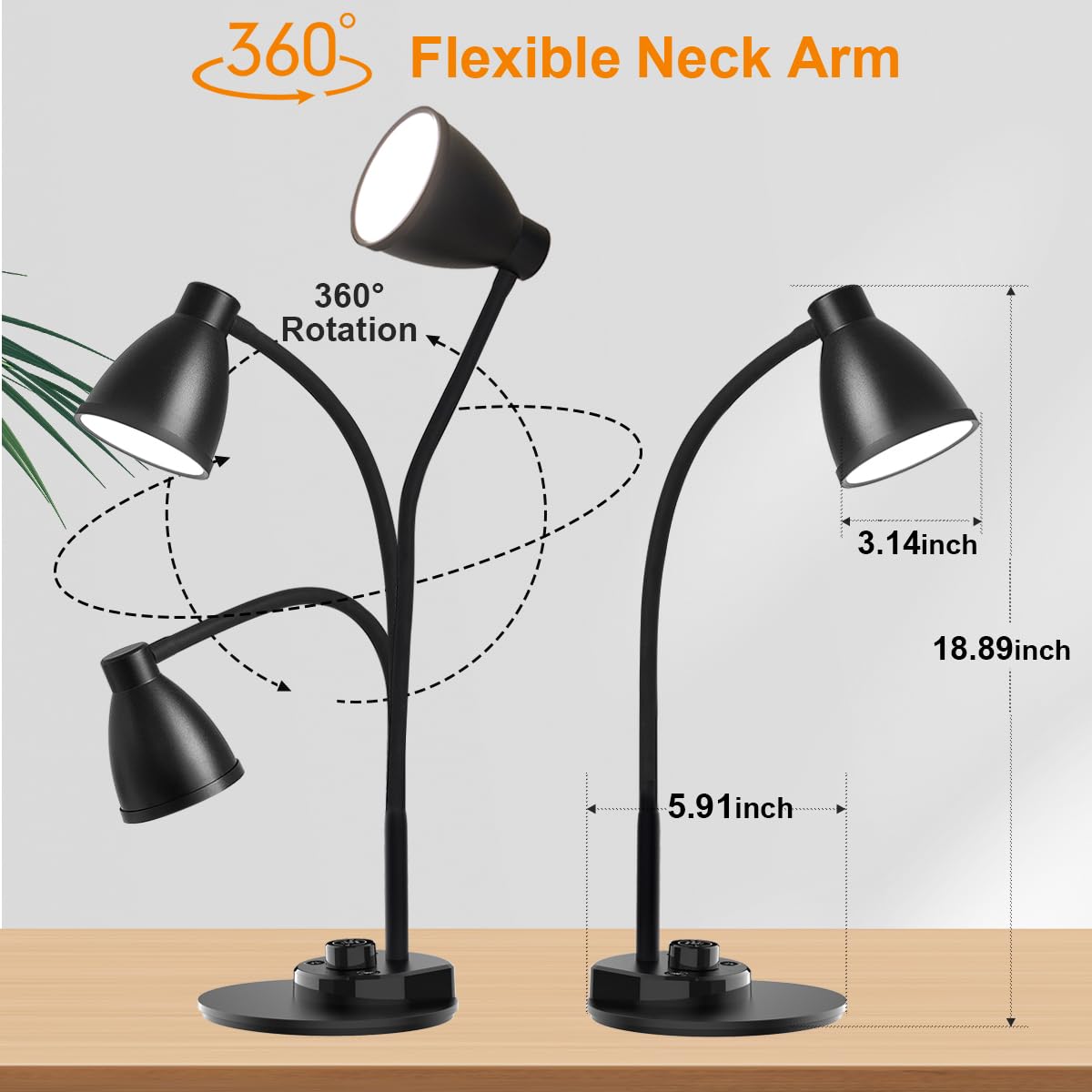 BOHON desk lamp suitable for bedside and office setups