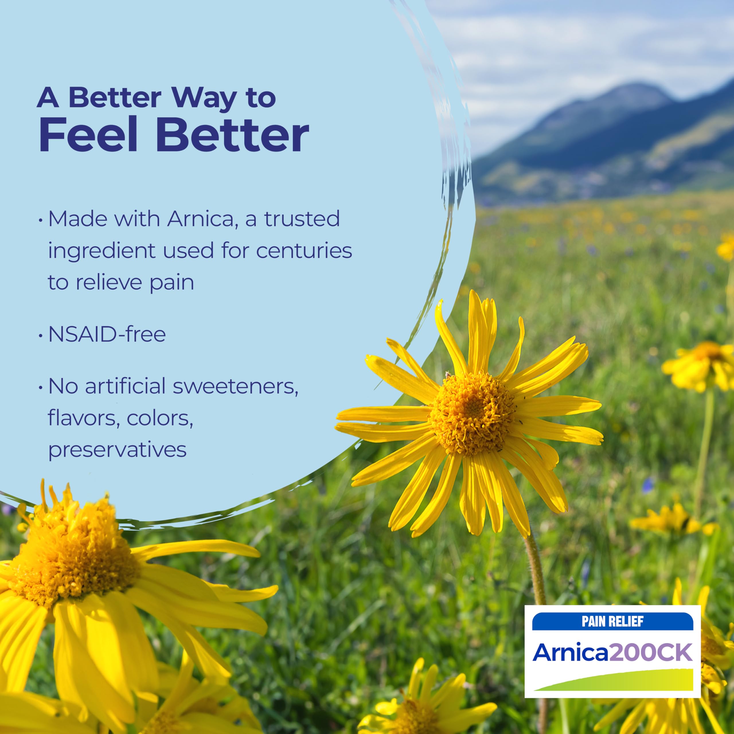Three Boiron Arnica Montana 200CK tubes shown for easy on-the-go dosing.