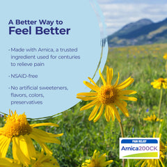 Three Boiron Arnica Montana 200CK tubes shown for easy on-the-go dosing.
