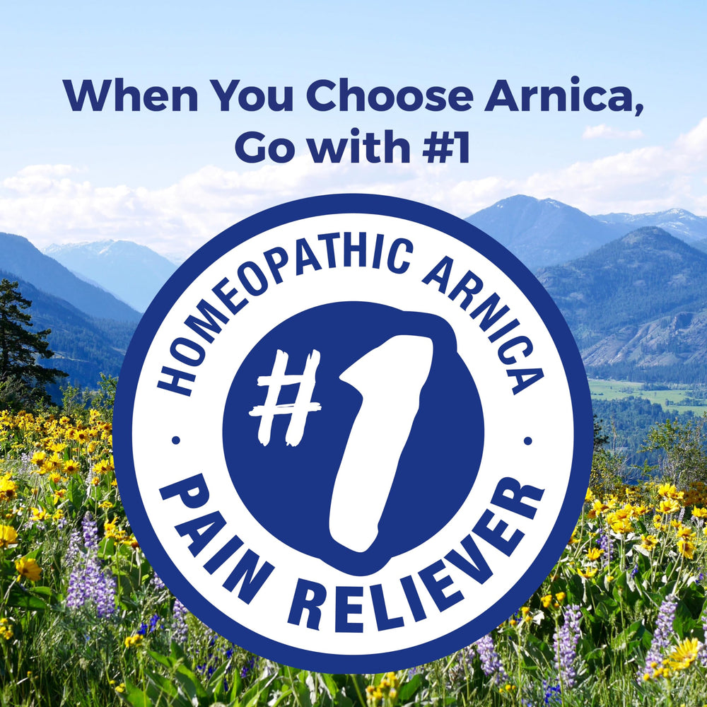Boiron Arnica Montana 200CK travel pack ready for after-activity use.